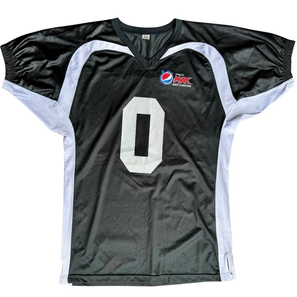 Vintage Pepsi Max corporate promotional football jersey,#0, men’s Sz XL RARE
